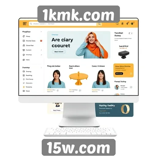 explorando a interface e usabilidade do 1kmk.com